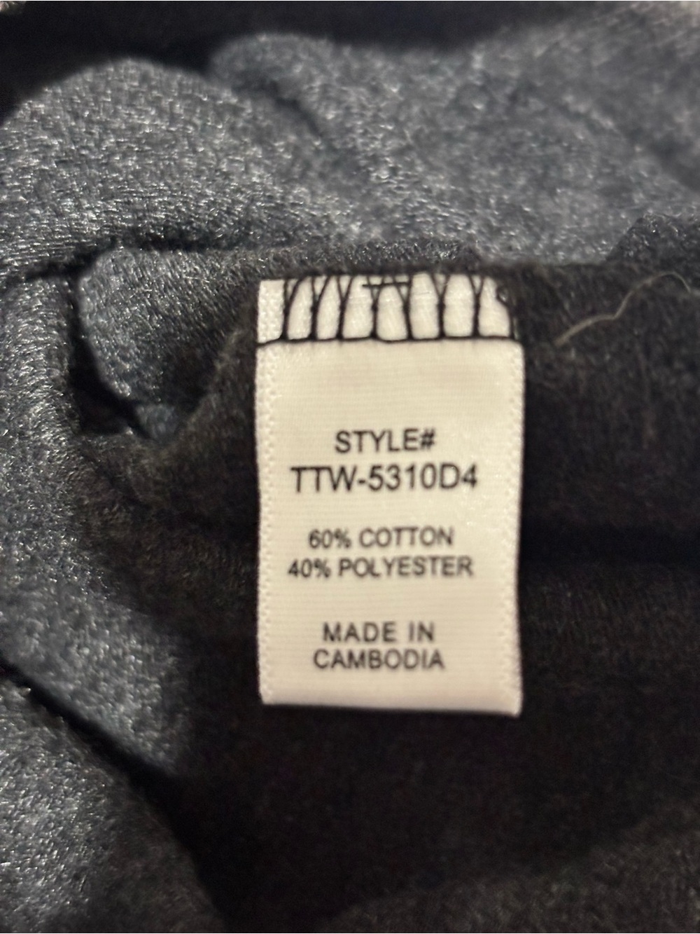 Zenana XL Charcoal Mineral Wash Oversized Crewneck Sweatshirt Pullover - Picture 3 of 3